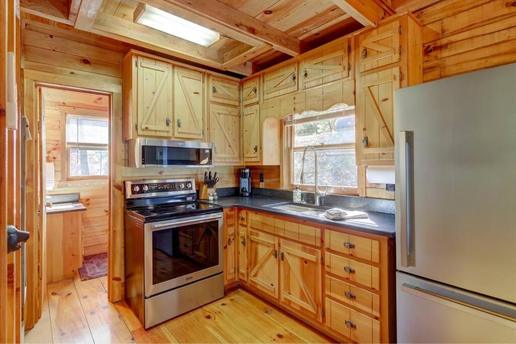 Log Cabin With Mountain View And Privacy بلو ريدج المظهر الخارجي الصورة