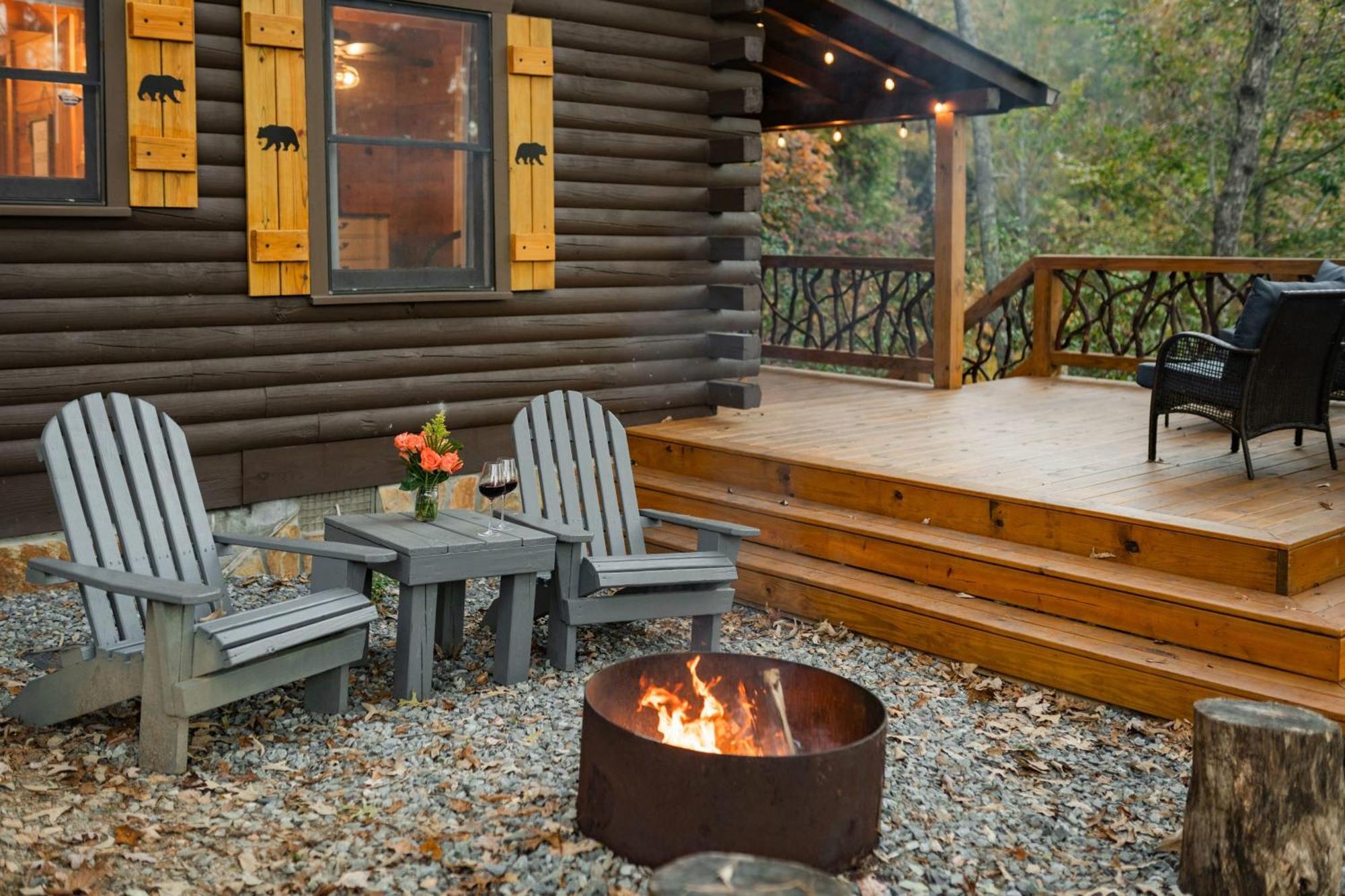 Log Cabin With Mountain View And Privacy بلو ريدج المظهر الخارجي الصورة