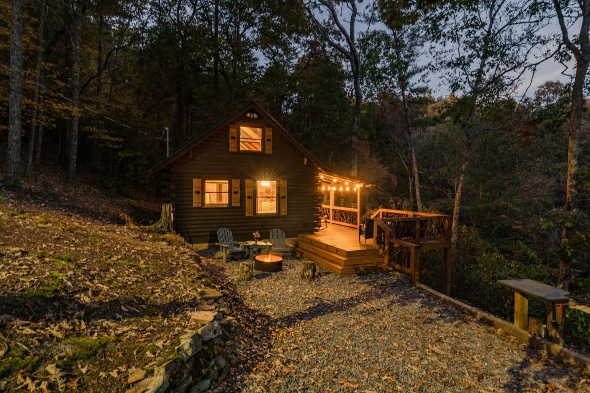 Log Cabin With Mountain View And Privacy بلو ريدج المظهر الخارجي الصورة