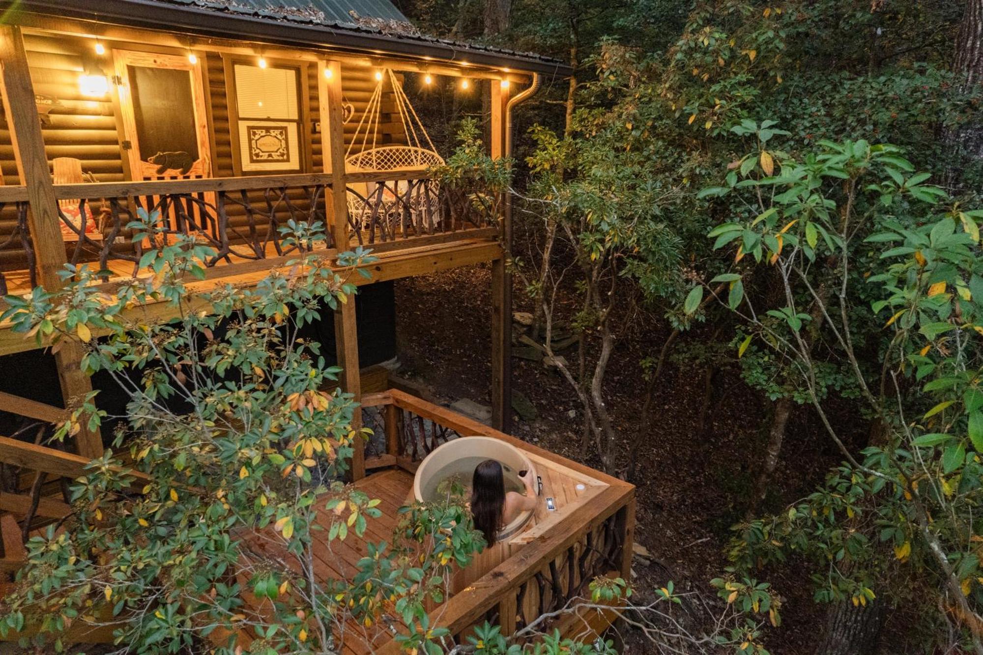 Log Cabin With Mountain View And Privacy بلو ريدج المظهر الخارجي الصورة